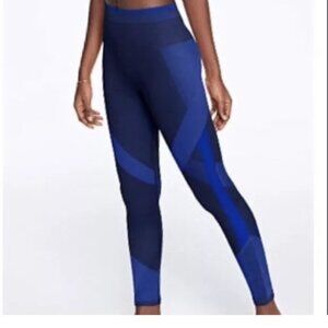 Victoria's Secret PINK Blue & Black Cool & Comfy Leggings S